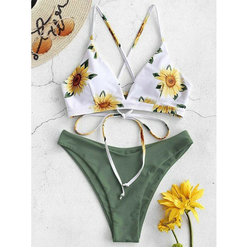 Choichic 2023 New Sunflower Printed Bikini Set Sexy Women Swimwear Push Up Bathers Bandage Bathing Suit Female Swimsuit
Choichic 2023 New Sunflower Printed Bikini Set Sexy Women Swimwear Push Up Bathers Bandage Bathing Suit Female Swimsuit