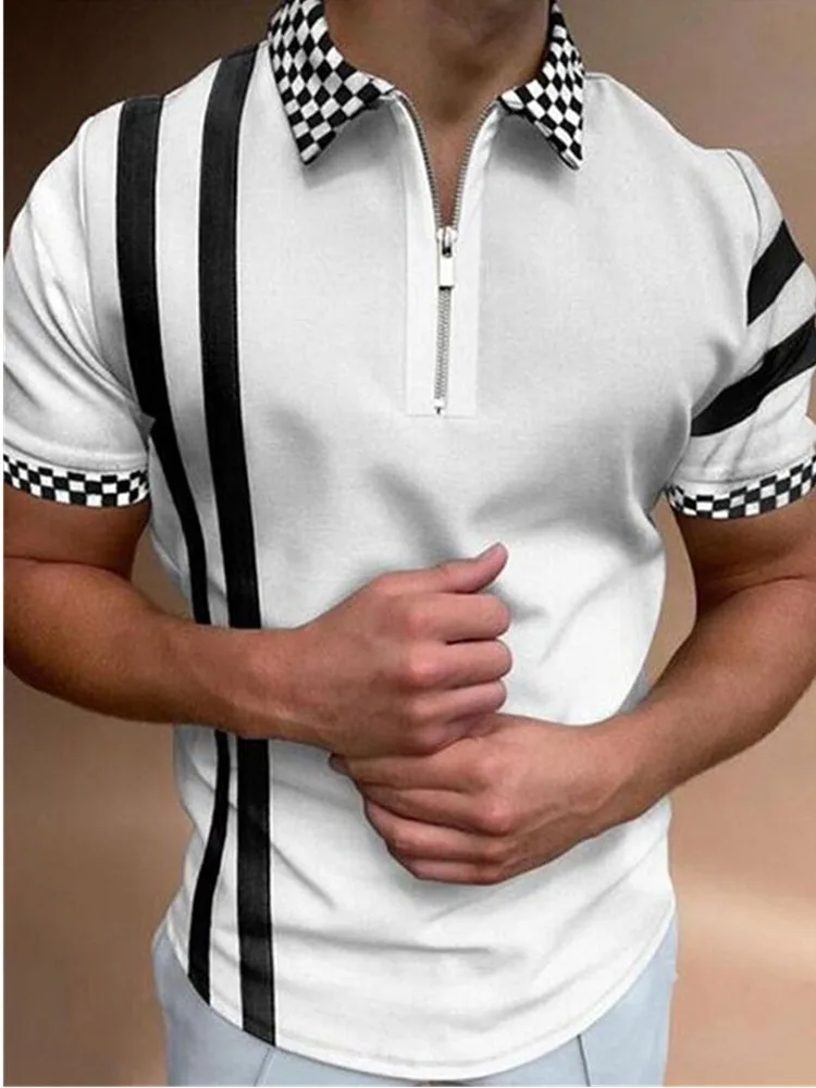 2022 New Men's Fashion Polo Shirts Men's Summer Lapel Slim Fit Solid Color Zipper Casual Breathable 3D Men's Polo Shirts
2022 New Men's Fashion Polo Shirts Men's Summer Lapel Slim Fit Solid Color Zipper Casual Breathable 3D Men's Polo Shirts