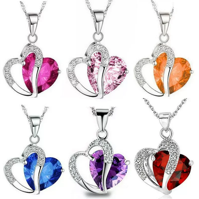 Hot Selling Top Fashion Heart Necklace Crystal Jewelry New Girl Jewelry Art Souvenir Personalized Crystal Love Necklace
Hot Selling Top Fashion Heart Necklace Crystal Jewelry New Girl Jewelry Art Souvenir Personalized Crystal Love Necklace