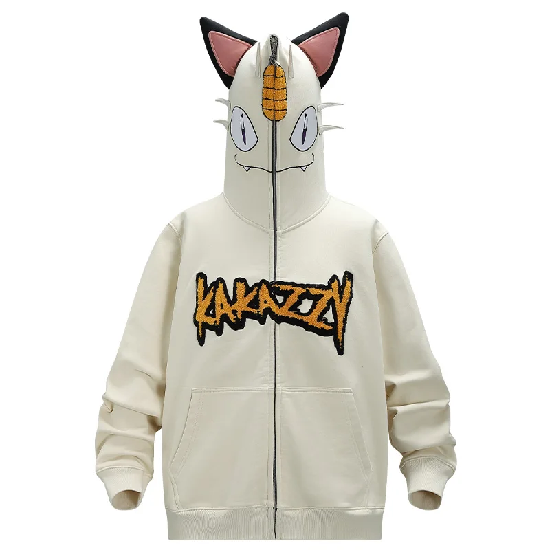 Толстовки с капюшоном Pokemon Meowth, Новый мужской свитер, модная свободная одежда для американских пар, пальто с капюшоном для мальчиков на весну и осень
Толстовки с капюшоном Pokemon Meowth, Новый мужской свитер, модная свободная одежда для американских пар, пальто с капюшоном для мальчиков на весну и осень