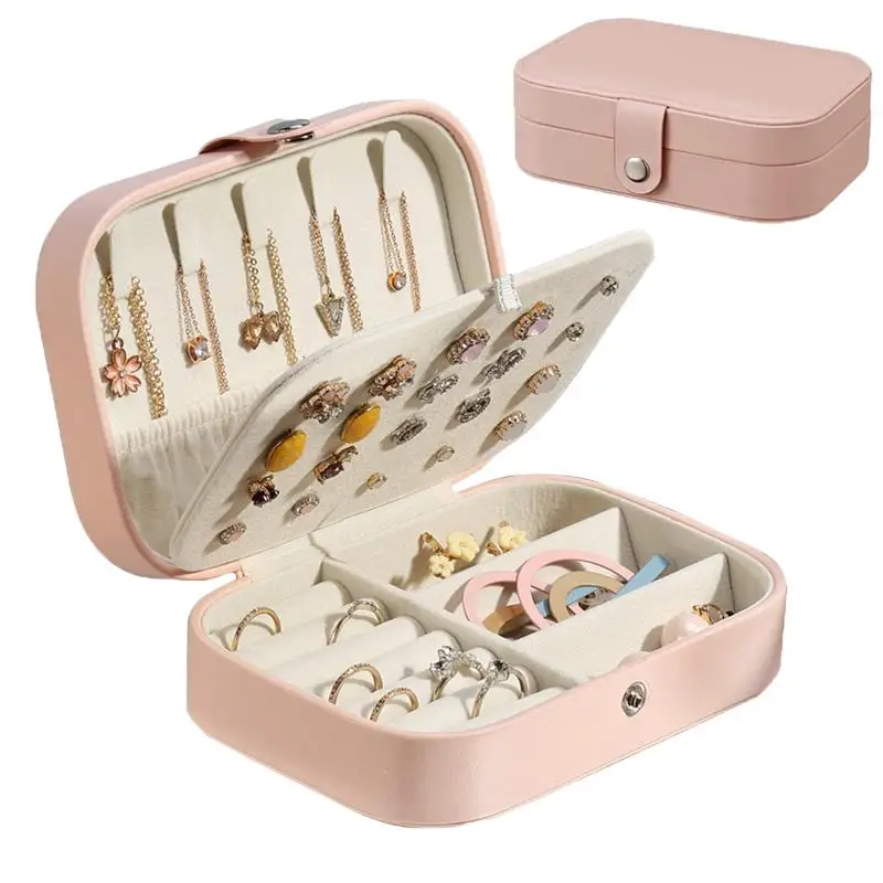 2022 Portable Jewelry Box Jewelry Organizer Display Travel Jewelry Case Boxes Button PU Leather Storage Zipper Jewelers Gifts
2022 Portable Jewelry Box Jewelry Organizer Display Travel Jewelry Case Boxes Button PU Leather Storage Zipper Jewelers Gifts