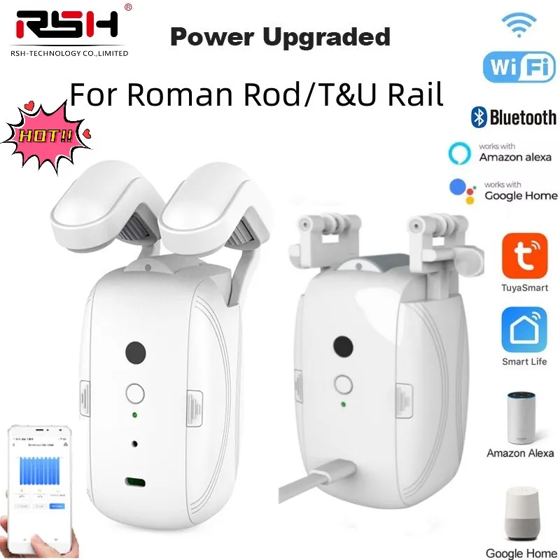 Tuya Wifi Smart Curtains Robot Wireless Automatic Curtain Opener Voice Remote Control Curtain Motor for Alexa Google Home
Tuya Wifi Smart Curtains Robot Wireless Automatic Curtain Opener Voice Remote Control Curtain Motor for Alexa Google Home