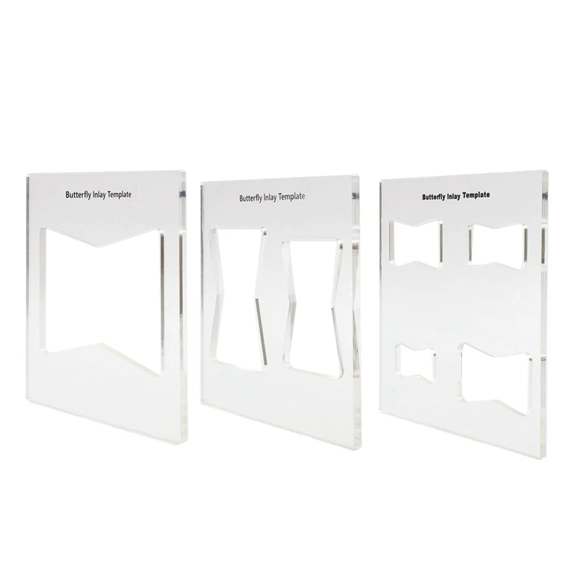 3 шт. шаблон с инкрустацией бабочки деревообрабатывающий деревянный галстук-бабочка врезные инкрустации втулка роутер и декоративные Шаблоны 
3 шт. шаблон с инкрустацией бабочки деревообрабатывающий деревянный галстук-бабочка врезные инкрустации втулка роутер и декоративные Шаблоны