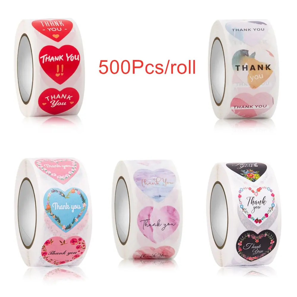 Gift Wedding Stationery Flowers Handmade Valentine's Day Seal Stickers Thank You Stickers Label Sticker 500pcs/roll
Gift Wedding Stationery Flowers Handmade Valentine's Day Seal Stickers Thank You Stickers Label Sticker 500pcs/roll