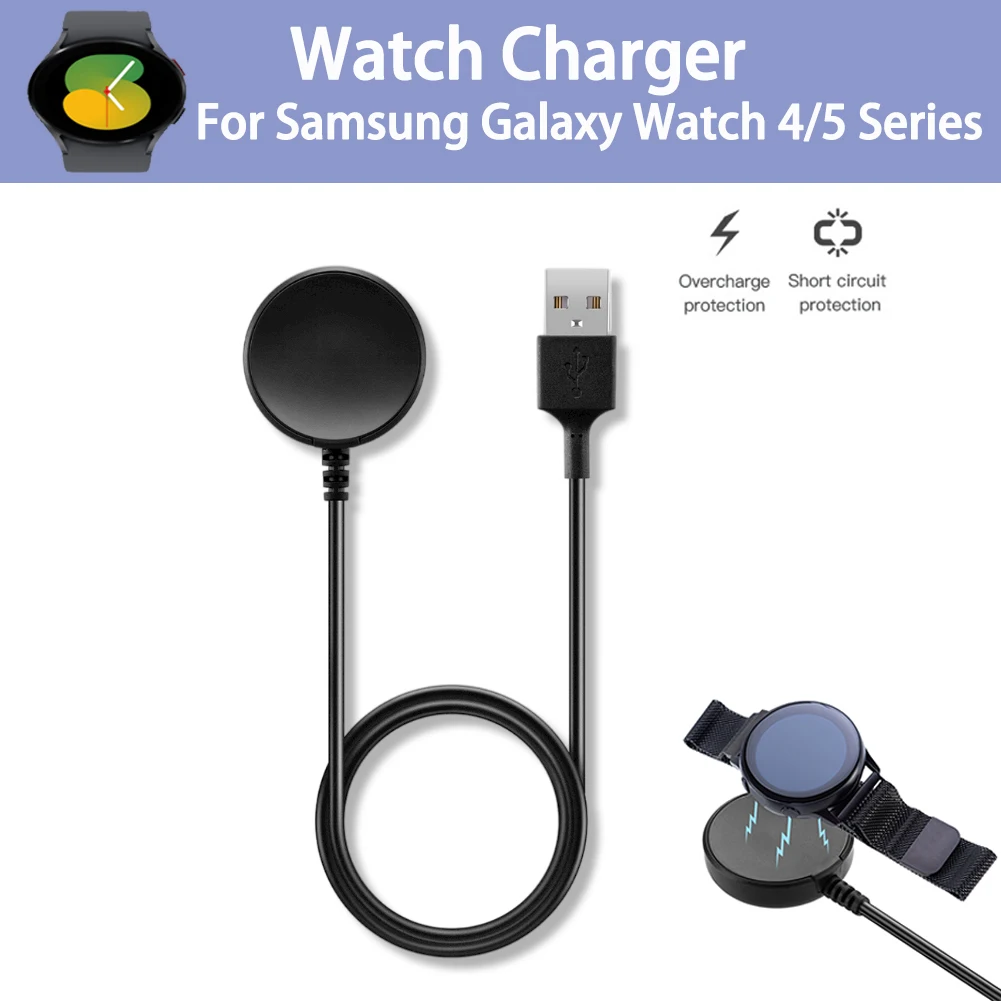 Зарядное устройство для Samsung Galaxy Watch 4, 2 шт., зарядный кабель для Samsung Galaxy Watch 5 / 5 Pro, зарядная док-станция Active 2 / Active
Зарядное устройство для Samsung Galaxy Watch 4, 2 шт., зарядный кабель для Samsung Galaxy Watch 5 / 5 Pro, зарядная док-станция Active 2 / Active