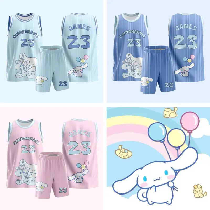 Sanrio Kawaii Cinnamoroll футболка мультфильм милый Печатный свободный баскетбольный костюм студенческая мода Ins аниме парная толстовка подарок
Sanrio Kawaii Cinnamoroll футболка мультфильм милый Печатный свободный баскетбольный костюм студенческая мода Ins аниме парная толстовка подарок