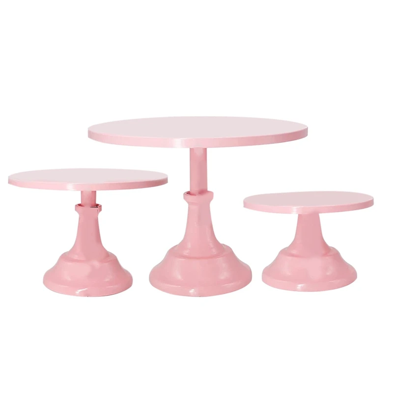 3Pcs Pink Cake Cupcake Stands Round Modern Dessert Towers Decor Serving Platter For Girl's Party Wedding Parties
3Pcs Pink Cake Cupcake Stands Round Modern Dessert Towers Decor Serving Platter For Girl's Party Wedding Parties