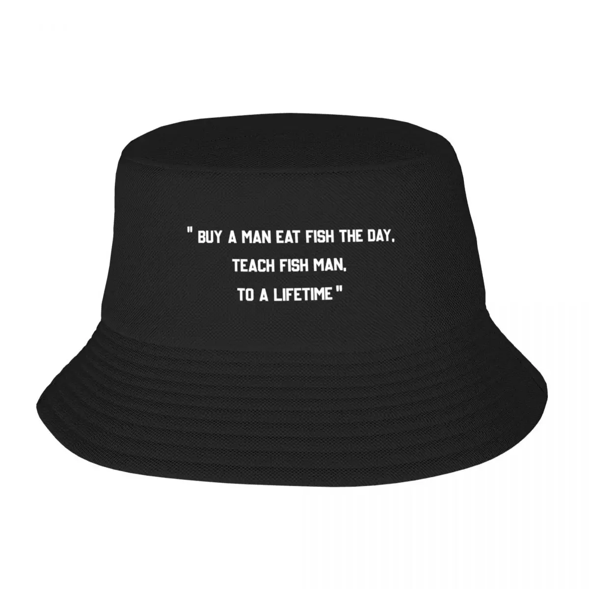 

Панама «Купи рыбу» для мужчин и женщин, пляжная шляпа с защитой от УФ-лучей, головной убор на заказ