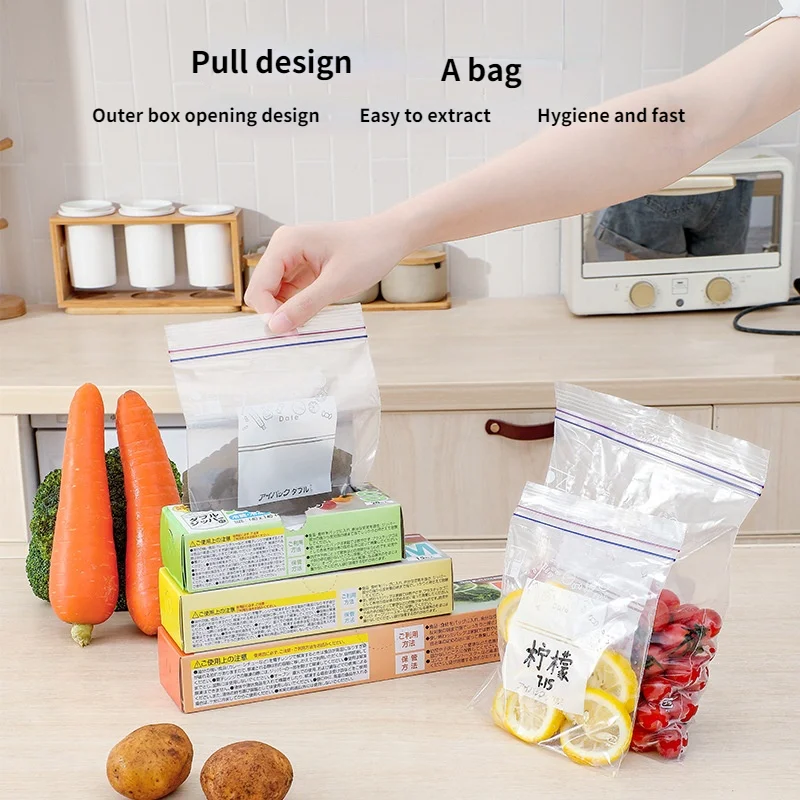 Household Refrigerator Storage Bag Freezing Special Packaging Bag Reusable Fresh-keeping Zipper Bag Plastic Bag Kitchen Gadgets
Household Refrigerator Storage Bag Freezing Special Packaging Bag Reusable Fresh-keeping Zipper Bag Plastic Bag Kitchen Gadgets
