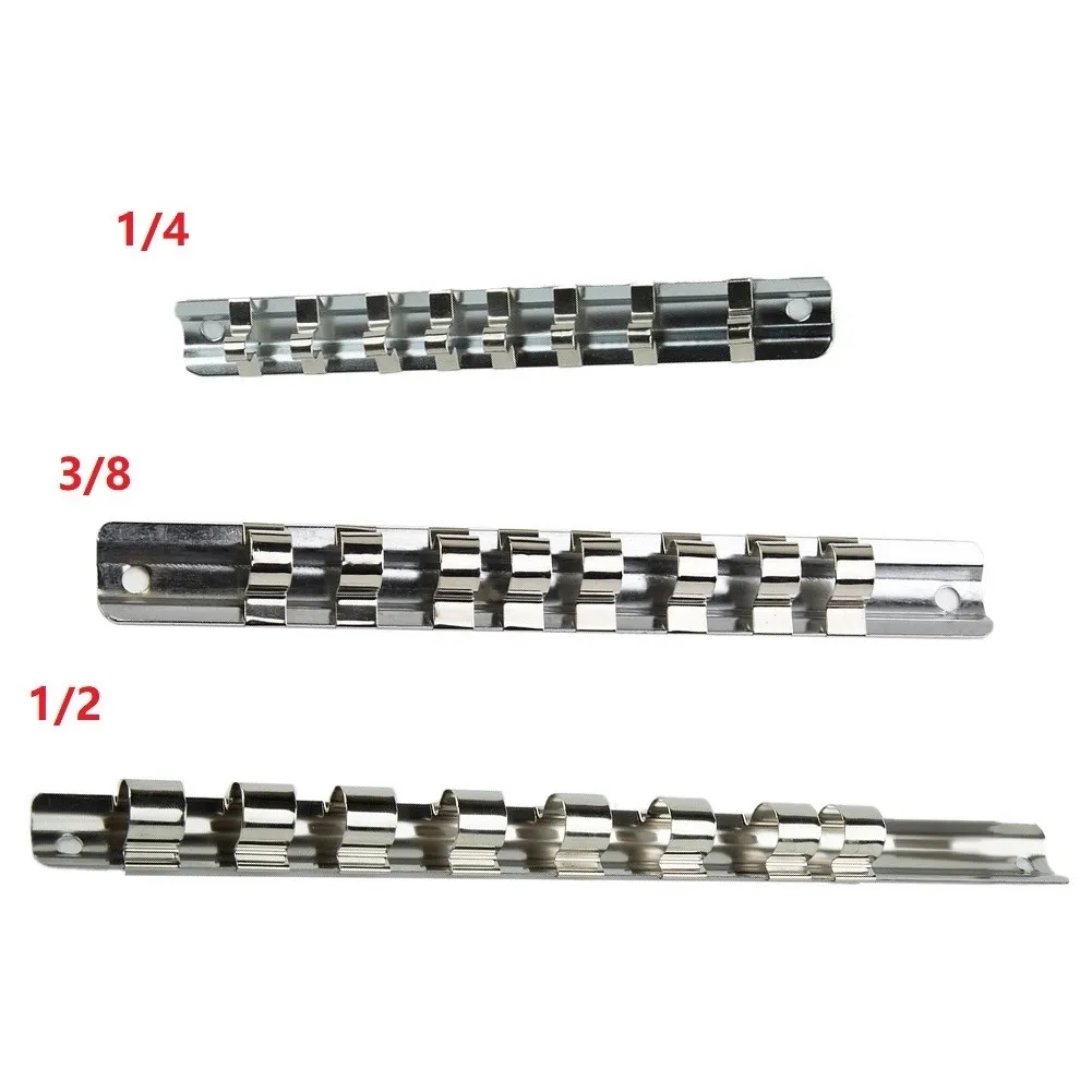 Socket Rack Holder 1/4 3/8 1/2inch With 8 Clips On Rail Tool Organizer Storage Comes Tidy Steel Tray Sockets Drive Socket Rails
Socket Rack Holder 1/4 3/8 1/2inch With 8 Clips On Rail Tool Organizer Storage Comes Tidy Steel Tray Sockets Drive Socket Rails