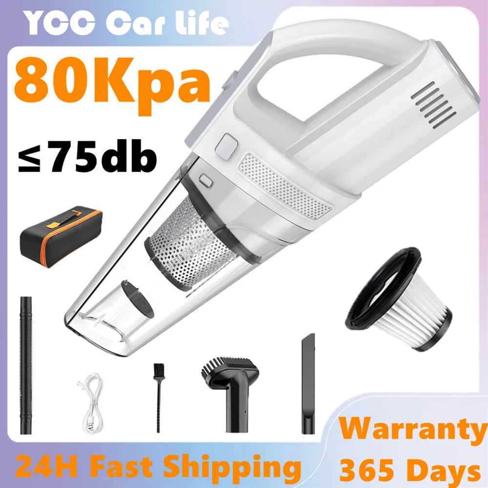 80000Pa 2 Speed Wireless Car Vacuum Cleaner 120W Handheld Mini Rechargeable Hand Vacuuming Cordless Powerful For Car Home Office
80000Pa 2 Speed Wireless Car Vacuum Cleaner 120W Handheld Mini Rechargeable Hand Vacuuming Cordless Powerful For Car Home Office