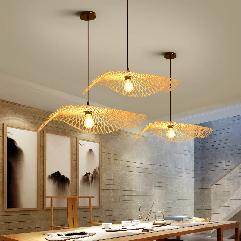 Modern Hand Woven Bamboo Pendant Lights Southeast Asia Lampshade Rattan Wicker Chandelier E27 Dining Rroom Bamboo Art Lamps
Modern Hand Woven Bamboo Pendant Lights Southeast Asia Lampshade Rattan Wicker Chandelier E27 Dining Rroom Bamboo Art Lamps