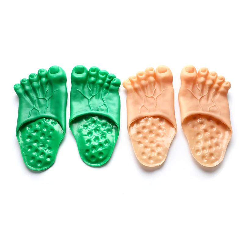 Creativity slippers Funny Big Foots Tweezers Cartoon Festival Halloween Decor Vinyl Hulk Slippers Shoe Tricks Toy
Creativity slippers Funny Big Foots Tweezers Cartoon Festival Halloween Decor Vinyl Hulk Slippers Shoe Tricks Toy