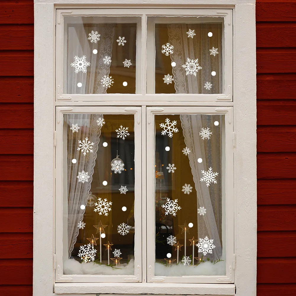 1pc Christmas Decorative Wall Sticker Snowflake Pattern Christmas Decal Christmas Decor Home Decor Party Decor 27cmx40cm
1pc Christmas Decorative Wall Sticker Snowflake Pattern Christmas Decal Christmas Decor Home Decor Party Decor 27cmx40cm