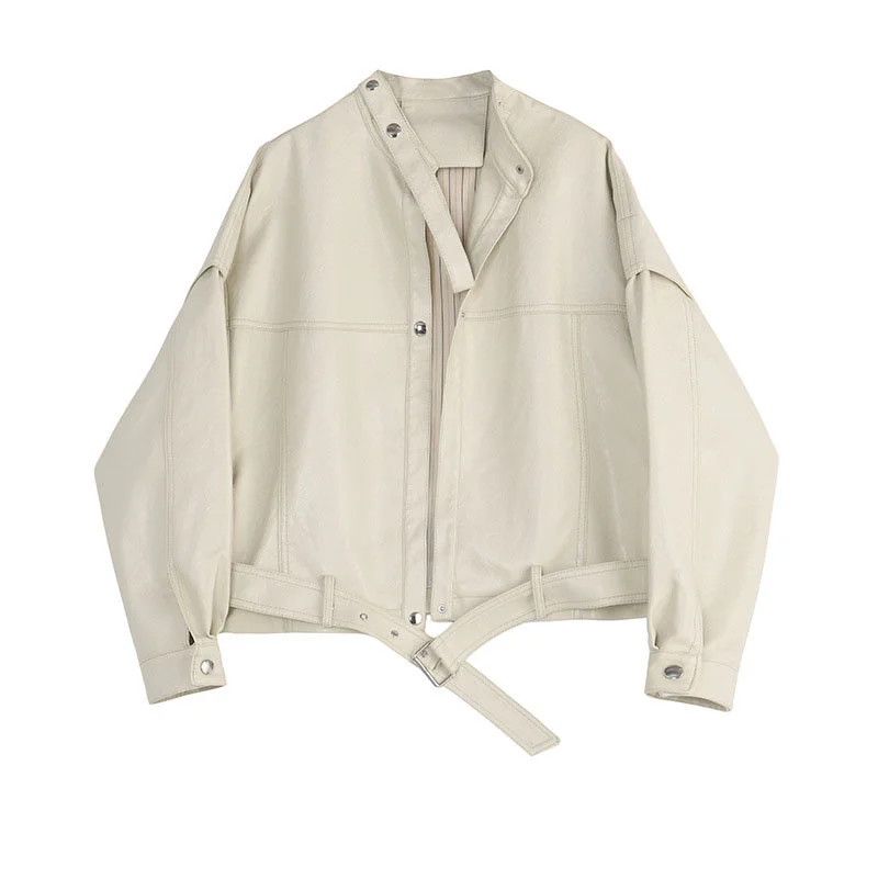 Jacket Women 2023 Spring Loose Large Size Top PU Leather Motorcycle Coat Ladies Autumn Elegant Slim Jackets OK1129
Jacket Women 2023 Spring Loose Large Size Top PU Leather Motorcycle Coat Ladies Autumn Elegant Slim Jackets OK1129