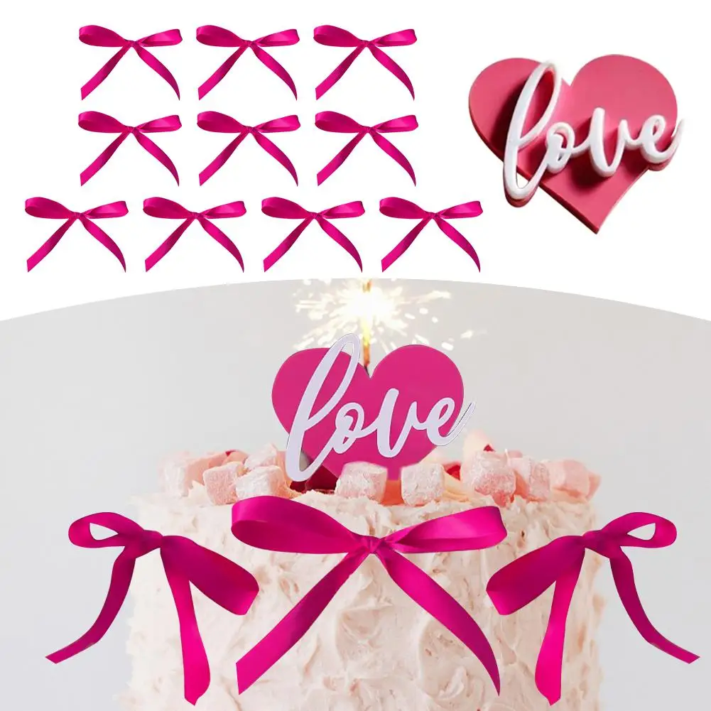 Микс цветов 1 украшение бант уплотнительная проволока хлебобулочная упаковка хлеб торт ручная работа твист проволока бант I7S0