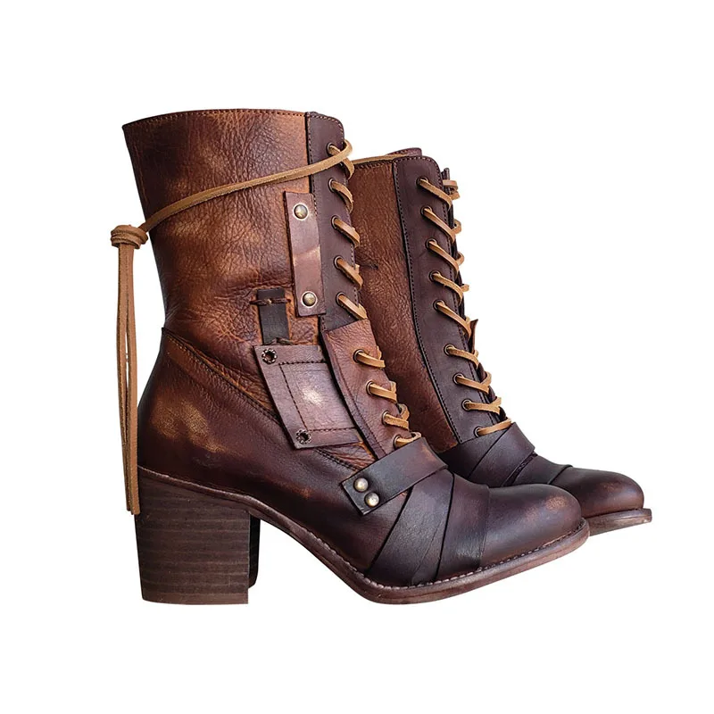 Women's Boots 2022 New Women Outdoor Lace-up Ankle Boots Ladies Square Heel Boot Size 35-43 Casual Booties Woman Zapatos Mujer
Women's Boots 2022 New Women Outdoor Lace-up Ankle Boots Ladies Square Heel Boot Size 35-43 Casual Booties Woman Zapatos Mujer
