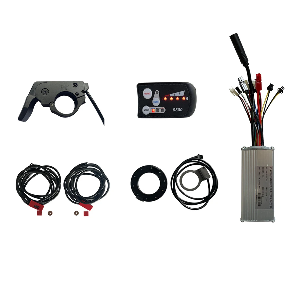 Electric Bicycle Controller Suite 22A 500W S800 LED Display Power-Off Sensor Quick-Release Accelerator For MTB Scooter
Electric Bicycle Controller Suite 22A 500W S800 LED Display Power-Off Sensor Quick-Release Accelerator For MTB Scooter