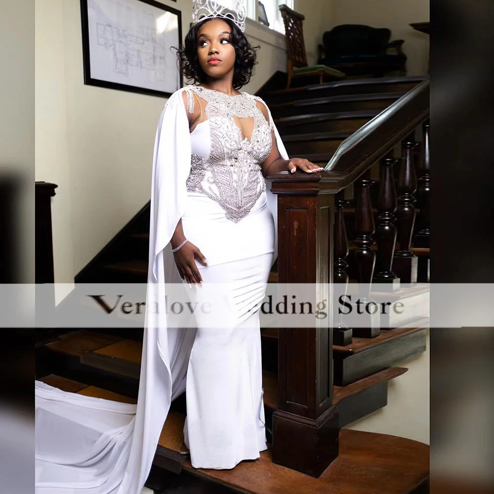 Veralove White Evening Dresses With Cape for Women Party Major Beadings Mermaid Prom Gowns 2022 vestidos de noche
Veralove White Evening Dresses With Cape for Women Party Major Beadings Mermaid Prom Gowns 2022 vestidos de noche