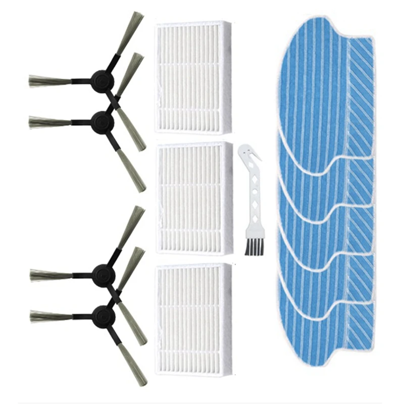 Replacement Kit For Proscenic P1 P2 P3 MC70 MC65 Robot Vacuum Cleaner Washable HEPA Filter Mop Cloth Side Brush 
Replacement Kit For Proscenic P1 P2 P3 MC70 MC65 Robot Vacuum Cleaner Washable HEPA Filter Mop Cloth Side Brush