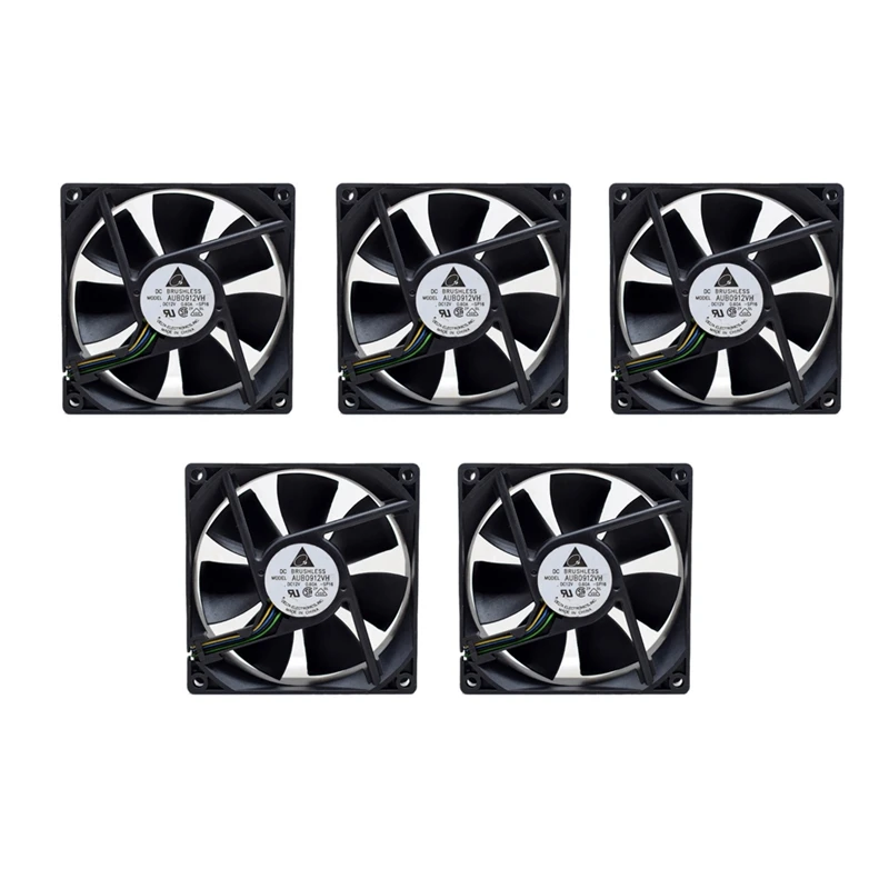 9025 DC 12V 0.6A AUB0912VH Computer CPU Cooling Fan 90X90x25mm 4 Wire Connector PWM Temperature Control For Cooling
9025 DC 12V 0.6A AUB0912VH Computer CPU Cooling Fan 90X90x25mm 4 Wire Connector PWM Temperature Control For Cooling
