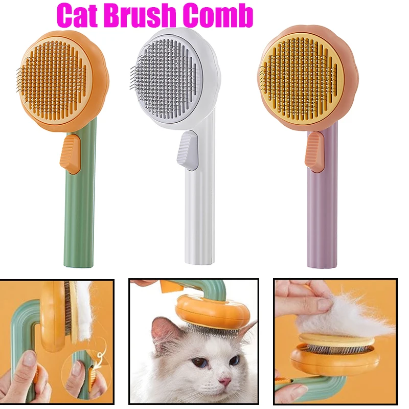 Pumpkin Pet Brush Self Cleaning Slicker Comb For Pet Grooming Removes Loose Underlayers Tangled Hair Remover Brush Pet Hair Shed
Pumpkin Pet Brush Self Cleaning Slicker Comb For Pet Grooming Removes Loose Underlayers Tangled Hair Remover Brush Pet Hair Shed