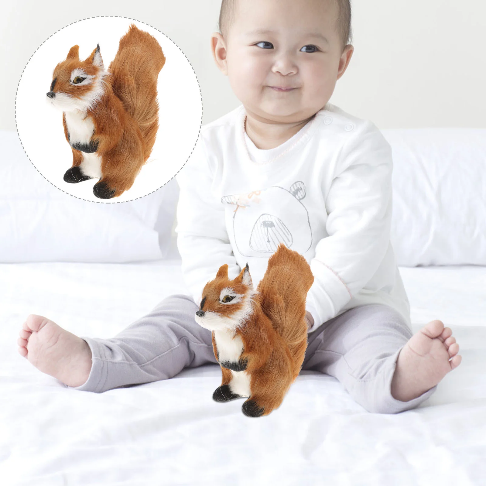 Squirrel Stuffed Animal Plush Toy Simulation Lifelike Figure Prop Photography Ornament Decoration Fluffy Statue Model
Squirrel Stuffed Animal Plush Toy Simulation Lifelike Figure Prop Photography Ornament Decoration Fluffy Statue Model