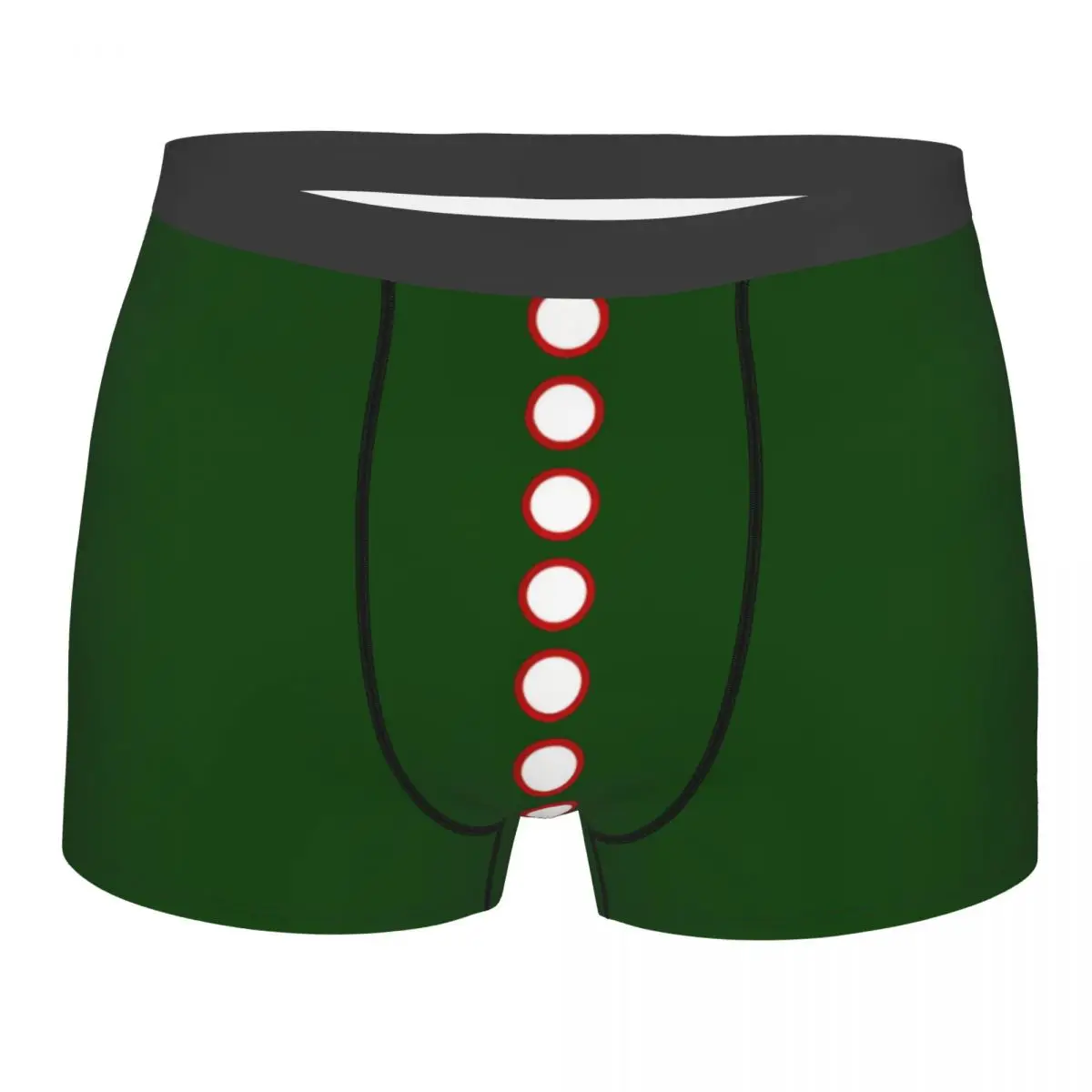 Christmas Colors Red Dark Green Faux Collar And Buttons Holiday Men Boxer Briefs Breathable Underpants Print Shorts Gift Idea
Christmas Colors Red Dark Green Faux Collar And Buttons Holiday Men Boxer Briefs Breathable Underpants Print Shorts Gift Idea