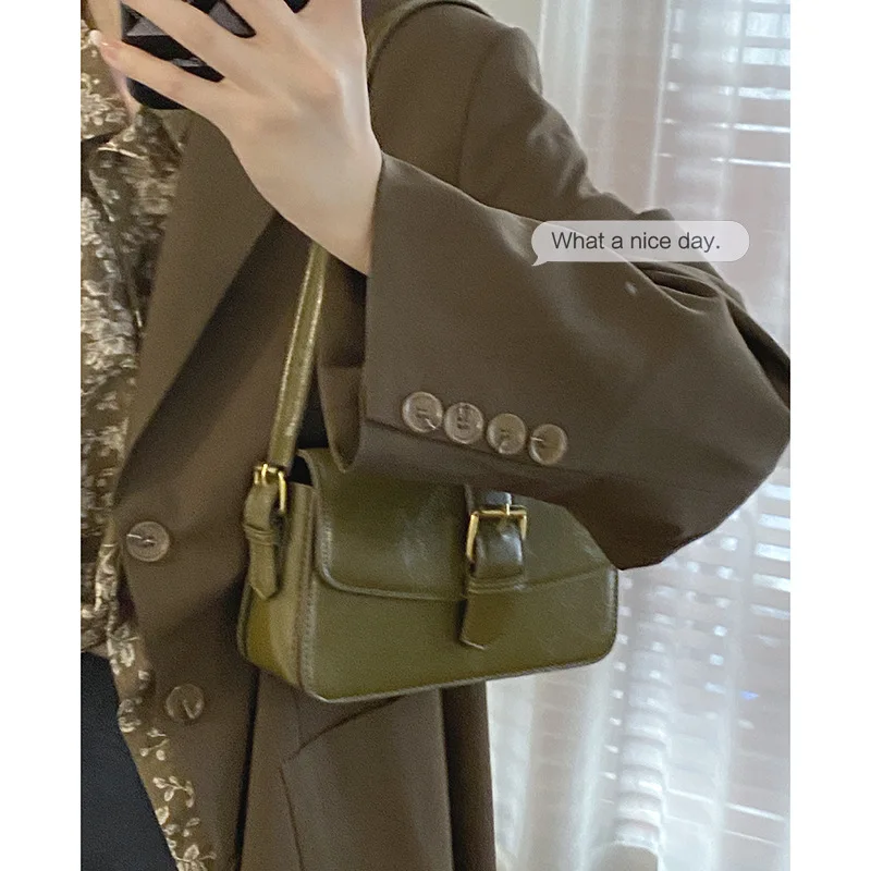 NEW Fashion 2023 Woman Trendy Green Single Strap Handbags PU Leather Zipper Shoulder Messenger Party Bag Female Handbag
NEW Fashion 2023 Woman Trendy Green Single Strap Handbags PU Leather Zipper Shoulder Messenger Party Bag Female Handbag