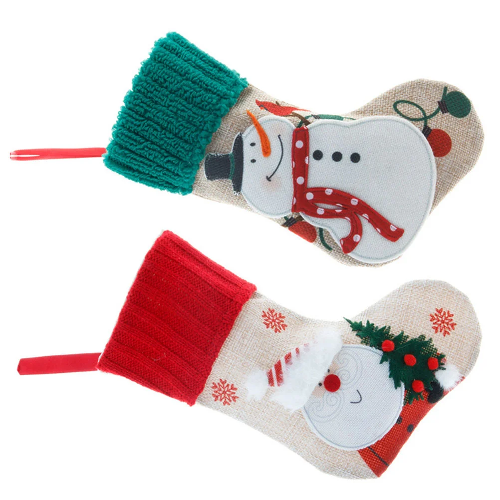 2pcs Christmas Stocking Christmas Gift Storage Stocking Christmas Element Sock Hanging Party Decor
2pcs Christmas Stocking Christmas Gift Storage Stocking Christmas Element Sock Hanging Party Decor