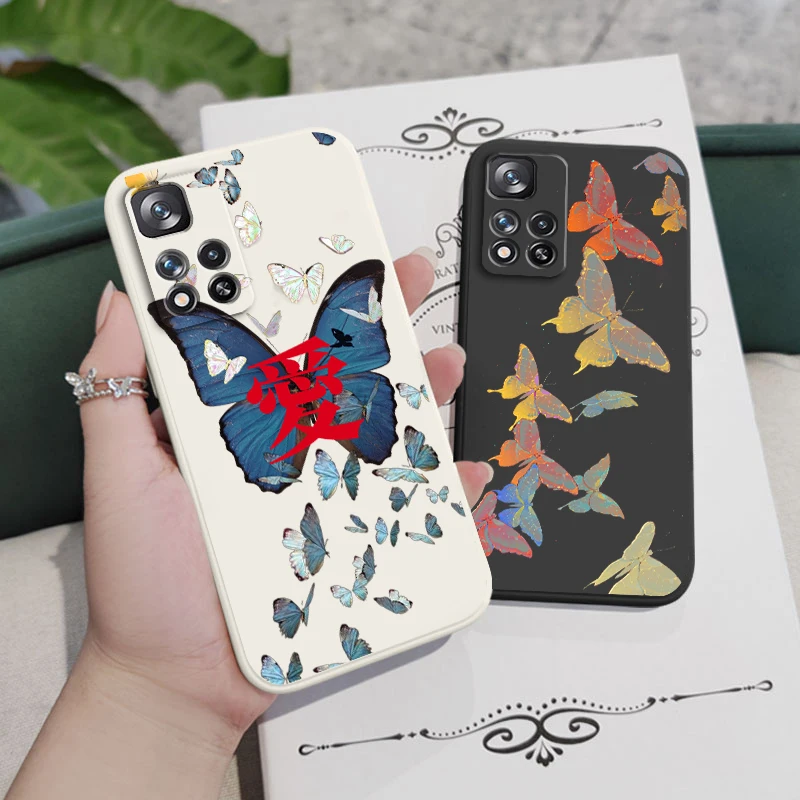 Phone Case For Xiaomi Redmi Note 11 11S 11T 10S 10 9S 9T 9 8T 8 Pro Plus 5G Beautiful Flower Butterfly Liquid Rope Soft Cover
Phone Case For Xiaomi Redmi Note 11 11S 11T 10S 10 9S 9T 9 8T 8 Pro Plus 5G Beautiful Flower Butterfly Liquid Rope Soft Cover