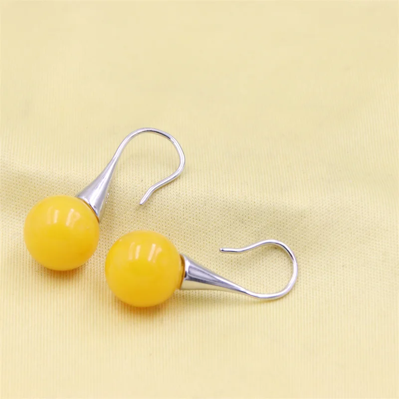 ZFSILVER Fashion 925 Silver Waterdrop Yellow Amber Hook Earring Korean Jewelry For Women Accessories Carton Party Match-all Gift
ZFSILVER Fashion 925 Silver Waterdrop Yellow Amber Hook Earring Korean Jewelry For Women Accessories Carton Party Match-all Gift