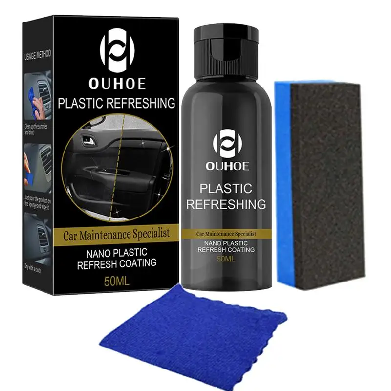 30ml/50ml Plastics Revitalizing Coating Agent Car Refurbishing Agent With Sponge Plastics Parts Refurbish Agent Car Exterior
30ml/50ml Plastics Revitalizing Coating Agent Car Refurbishing Agent With Sponge Plastics Parts Refurbish Agent Car Exterior