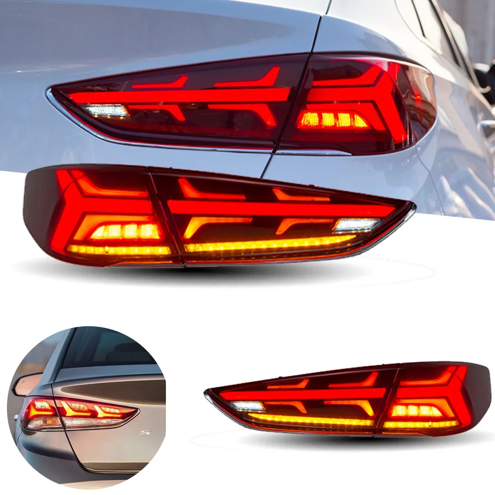 Taillight For Hyundai Sonata 9 LED Taillights 2018-2019 Tail Lamp Car Styling DRL Signal Projector Lens Automotive Accessories
Taillight For Hyundai Sonata 9 LED Taillights 2018-2019 Tail Lamp Car Styling DRL Signal Projector Lens Automotive Accessories