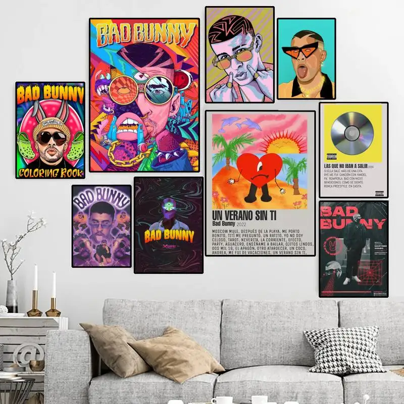Music Artist Bad Bunny Poster Canvas HD Print Personalized Wall Art Custom Painting
Music Artist Bad Bunny Poster Canvas HD Print Personalized Wall Art Custom Painting