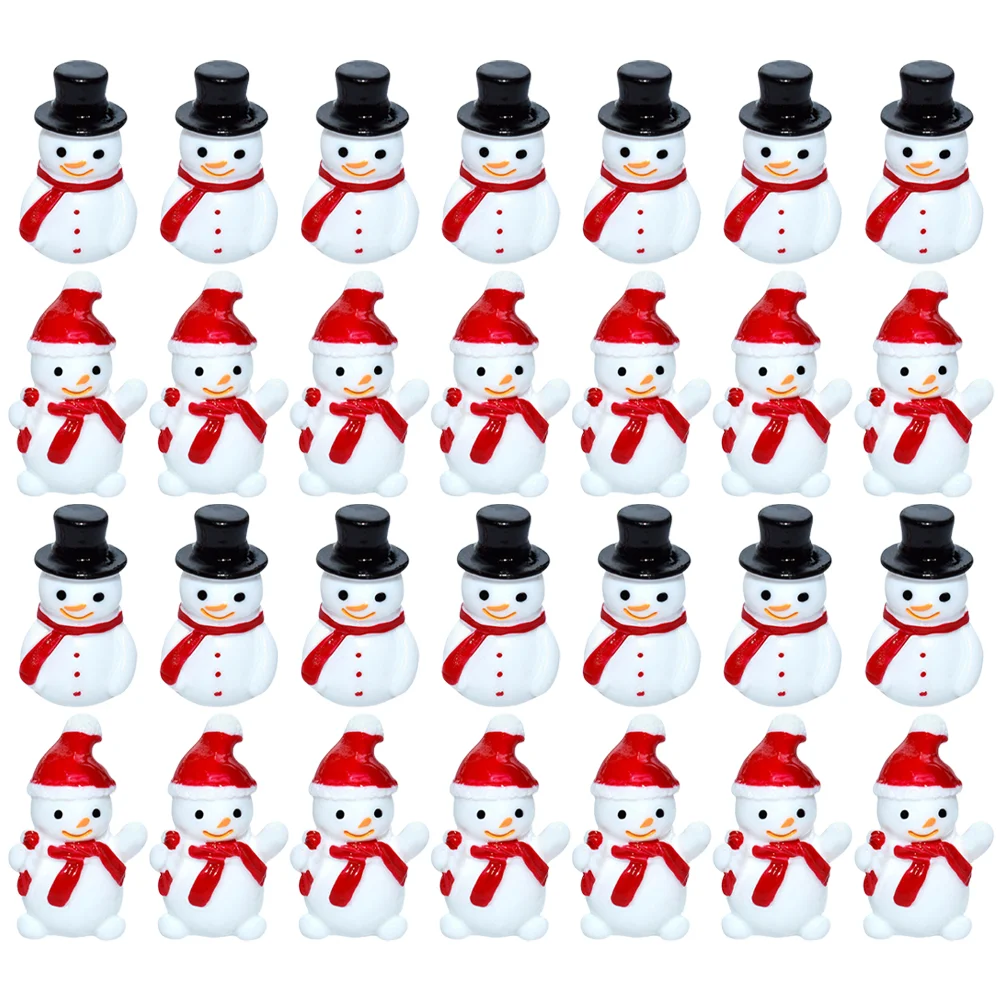 40 Pcs Toys Christmas Ornaments Tiny Snowman Figures Charm Miniatures Lovely Statue Resin Xmas Figurine
40 Pcs Toys Christmas Ornaments Tiny Snowman Figures Charm Miniatures Lovely Statue Resin Xmas Figurine
