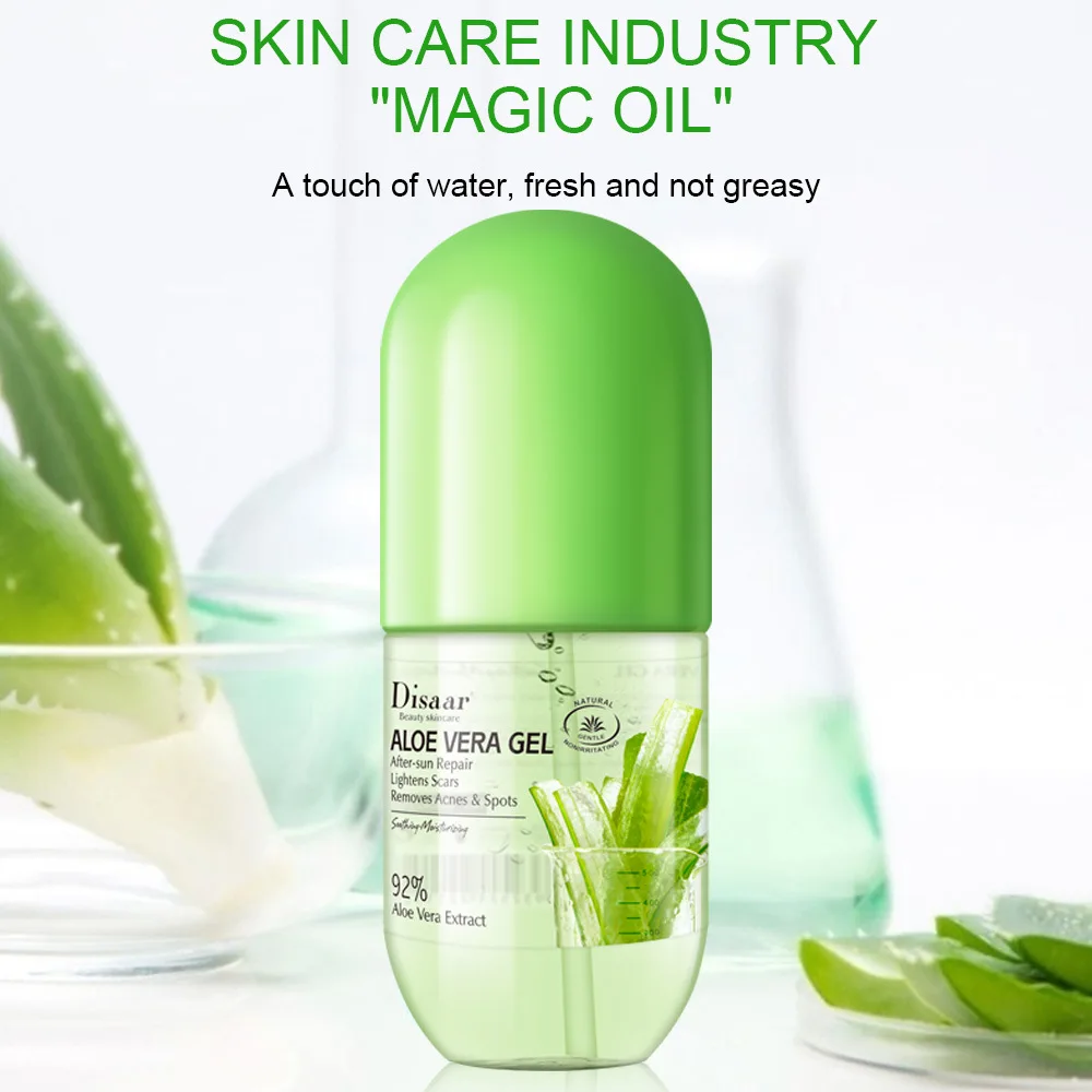 Aloe Vera Gel After-sun Repair Lightens Scars Removes Acnes & Spots Gentle acne treatment Balance grease Calm the skin
Aloe Vera Gel After-sun Repair Lightens Scars Removes Acnes & Spots Gentle acne treatment Balance grease Calm the skin