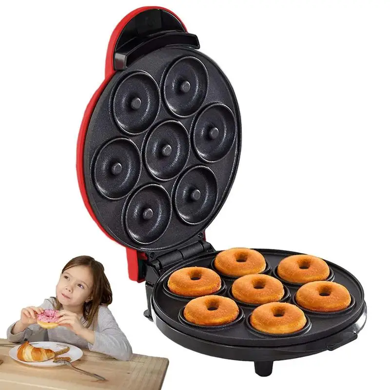 Mini Doughnut Maker Mini Cake Donut Machine Double-sided Heating Make 7 Donuts Electric Donut BakerNonstick Donuts For Bread
Mini Doughnut Maker Mini Cake Donut Machine Double-sided Heating Make 7 Donuts Electric Donut BakerNonstick Donuts For Bread