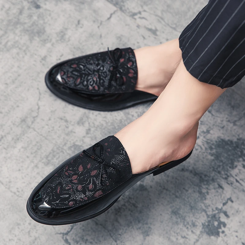 Italian Casual Shoes Men Half Drag Loafers Slip-on Lightweight High Quality Outdoor Tassel Slippers Men Fashion Summer No Heels
Italian Casual Shoes Men Half Drag Loafers Slip-on Lightweight High Quality Outdoor Tassel Slippers Men Fashion Summer No Heels