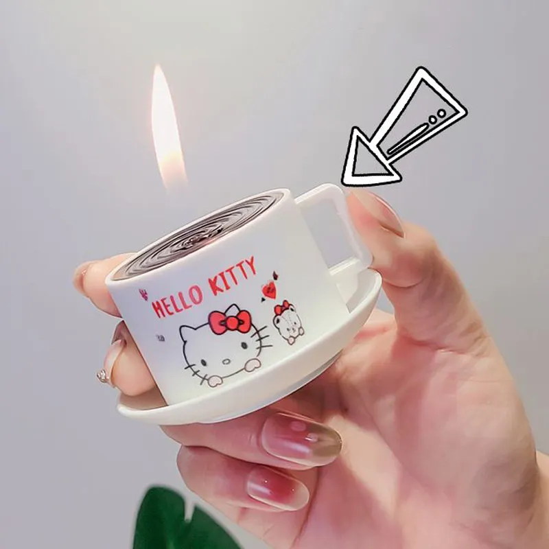 Симпатичная зажигалка с чашкой Hello Kitty Sanrios зажигалка с мультяшным рисунком My Melody Kuromi зажигалка с милым рисунком аниме периферийное творчест...
Симпатичная зажигалка с чашкой Hello Kitty Sanrios зажигалка с мультяшным рисунком My Melody Kuromi зажигалка с милым рисунком аниме периферийное творчест...