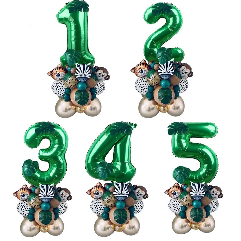 1Set Jungle Safari Party Gold Green Number Foil Balloons Kit Kids Birthday Party Decor Baby Shower Forest Theme Animal Balloon
1Set Jungle Safari Party Gold Green Number Foil Balloons Kit Kids Birthday Party Decor Baby Shower Forest Theme Animal Balloon