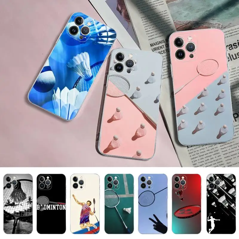 Badminton Sport Phone Case Silicone Soft for iphone 14 13 12 11 Pro Mini XS MAX 8 7 6 Plus X XS XR Cover
Badminton Sport Phone Case Silicone Soft for iphone 14 13 12 11 Pro Mini XS MAX 8 7 6 Plus X XS XR Cover
