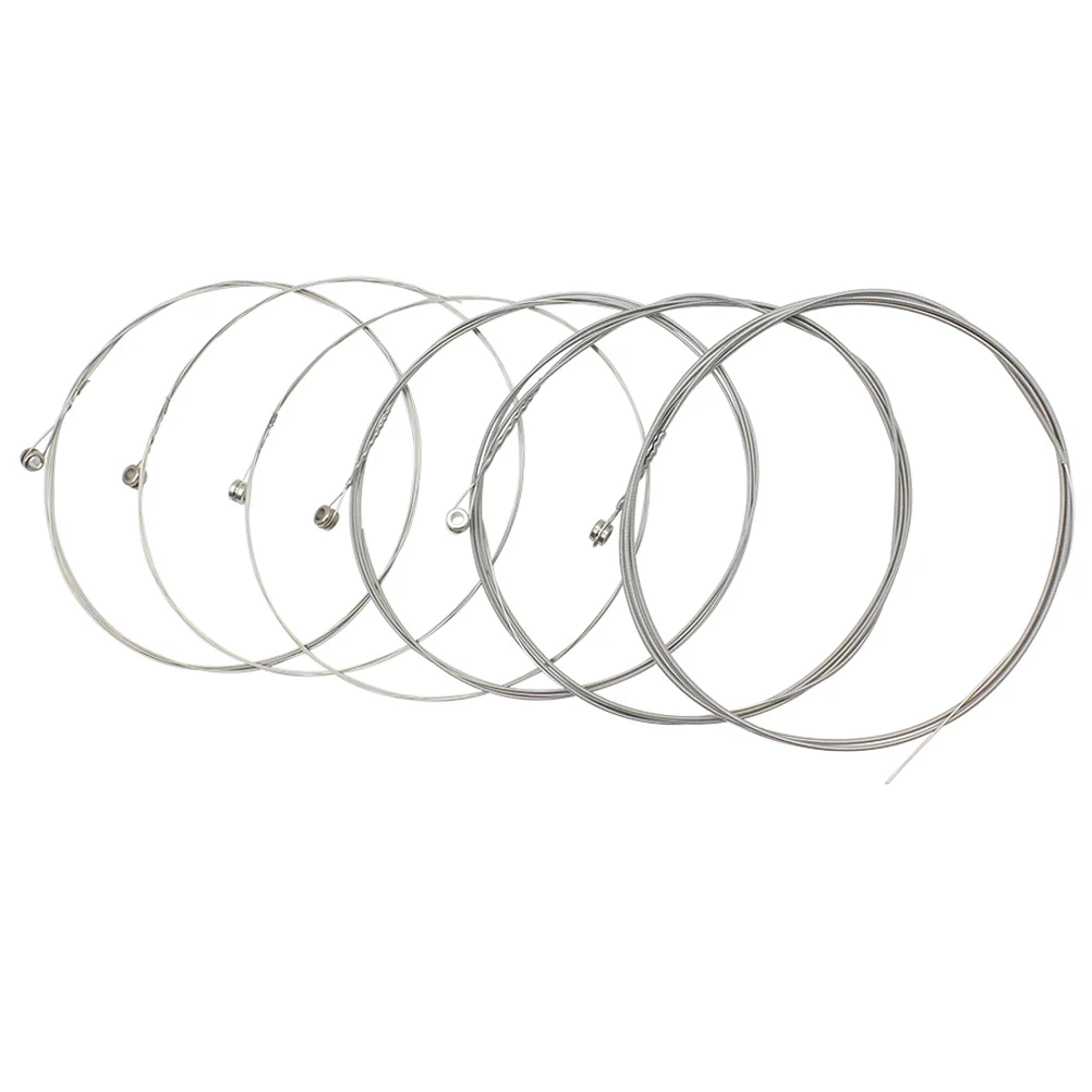 6pcs Guitar Strings Replacement Electric Guitar Strings Steel Strings Guitar Accessories 
6pcs Guitar Strings Replacement Electric Guitar Strings Steel Strings Guitar Accessories
