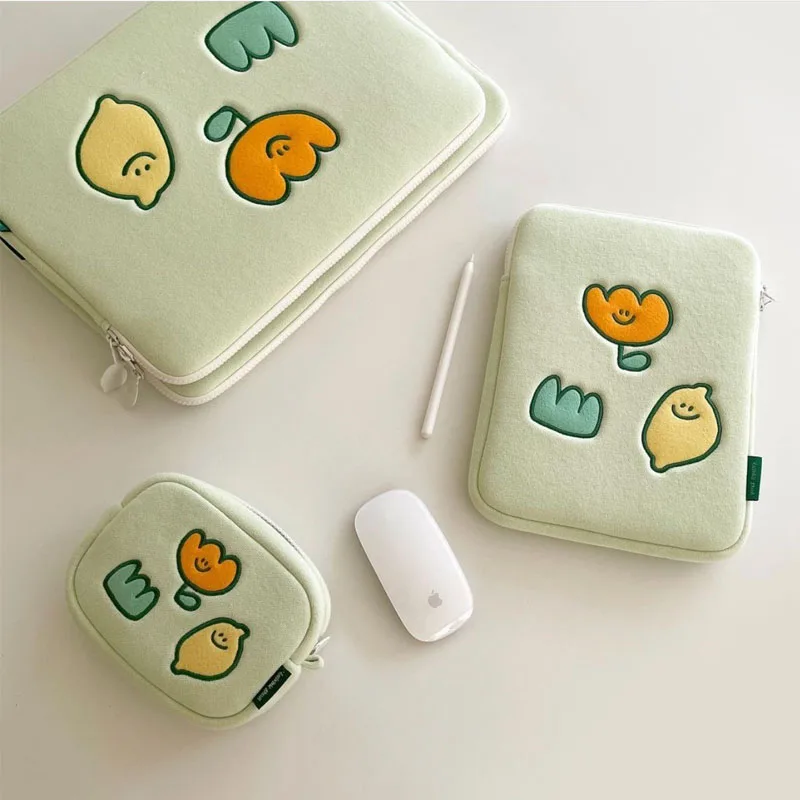 New 11 13 Inch Korean Ins Lemon Tulip Laptop Tablet Case Bag For Mac Ipad Pro 9.7 10.8 13.3 15 15.6 inch Ipad Inner Sleeve Bag
New 11 13 Inch Korean Ins Lemon Tulip Laptop Tablet Case Bag For Mac Ipad Pro 9.7 10.8 13.3 15 15.6 inch Ipad Inner Sleeve Bag