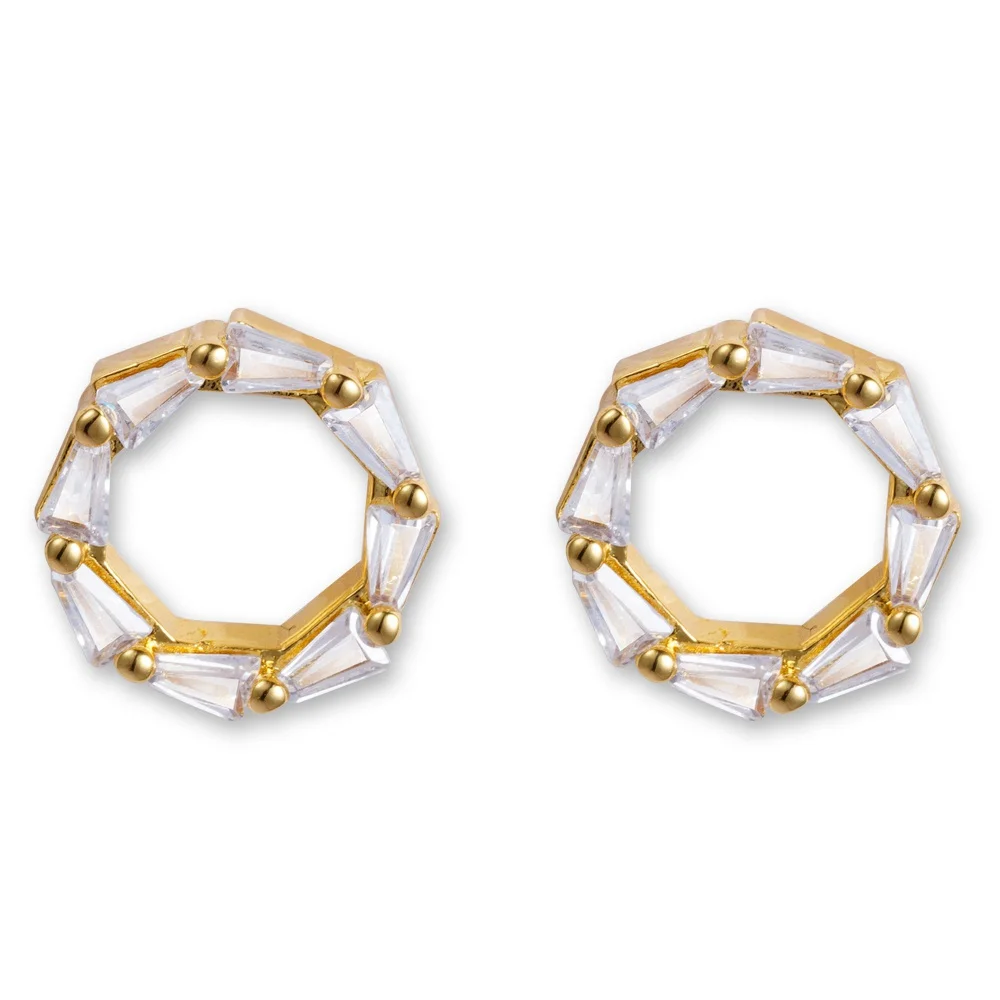 New Cute Crystals Stud Earrings for Women Girl Cubic Zirconia Round Circle Gold/Silver/Rose Gold Earring Christmas Gift Jewelry
New Cute Crystals Stud Earrings for Women Girl Cubic Zirconia Round Circle Gold/Silver/Rose Gold Earring Christmas Gift Jewelry