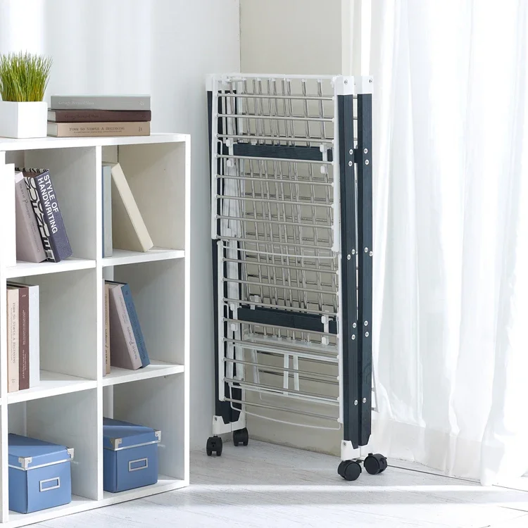 Indoor and Outdoor Stainless Steel Laundry Rack Wing Type Floor Mobile Folding Large Capacity Storage Clothes Drying Air a Quilt
Indoor and Outdoor Stainless Steel Laundry Rack Wing Type Floor Mobile Folding Large Capacity Storage Clothes Drying Air a Quilt
