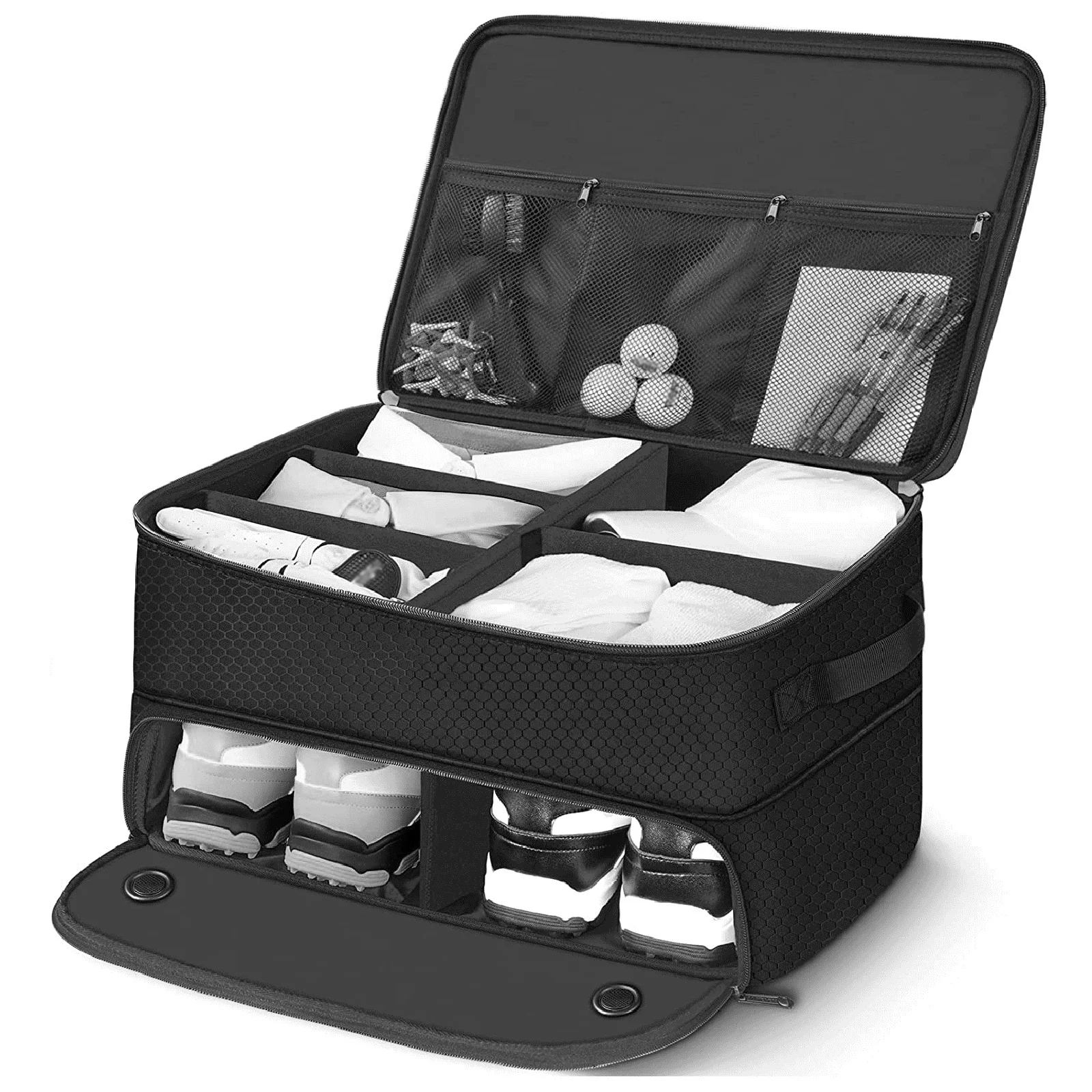 Trunk Bag Golf Putter Clamp GolfTrunk Organizer Convenient Bag for Golf Gear Easy Access & Strong Construction
Trunk Bag Golf Putter Clamp GolfTrunk Organizer Convenient Bag for Golf Gear Easy Access & Strong Construction