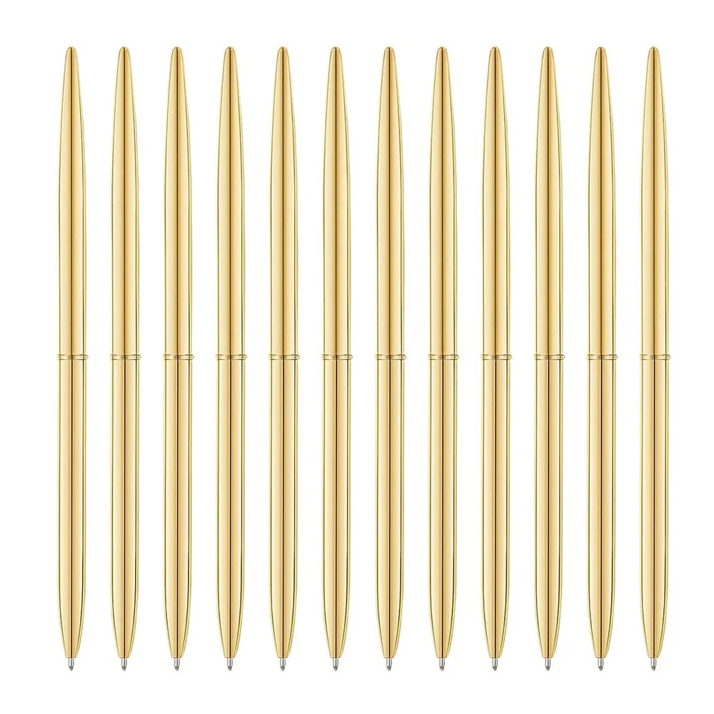 10Pcs Rose Gold Ballpoint Pen Slim Mentallic Roller Retractable Lightweight Nice Gift Wedding Business Office Students Teachers
10Pcs Rose Gold Ballpoint Pen Slim Mentallic Roller Retractable Lightweight Nice Gift Wedding Business Office Students Teachers