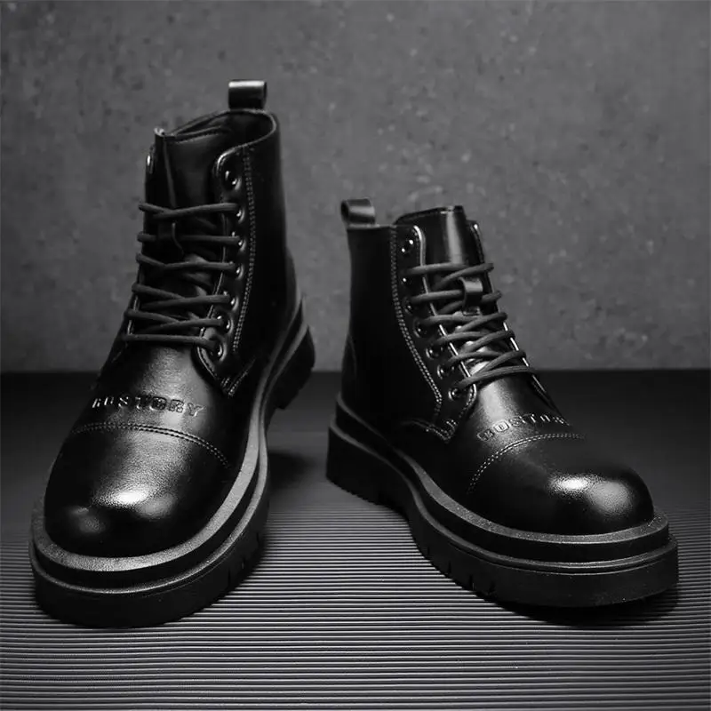 Men's Autumn British Style High-Top Motorcycle Leather Boots Side Zipper Black Retro Workwear Boots Outdoor B
Men's Autumn British Style High-Top Motorcycle Leather Boots Side Zipper Black Retro Workwear Boots Outdoor B