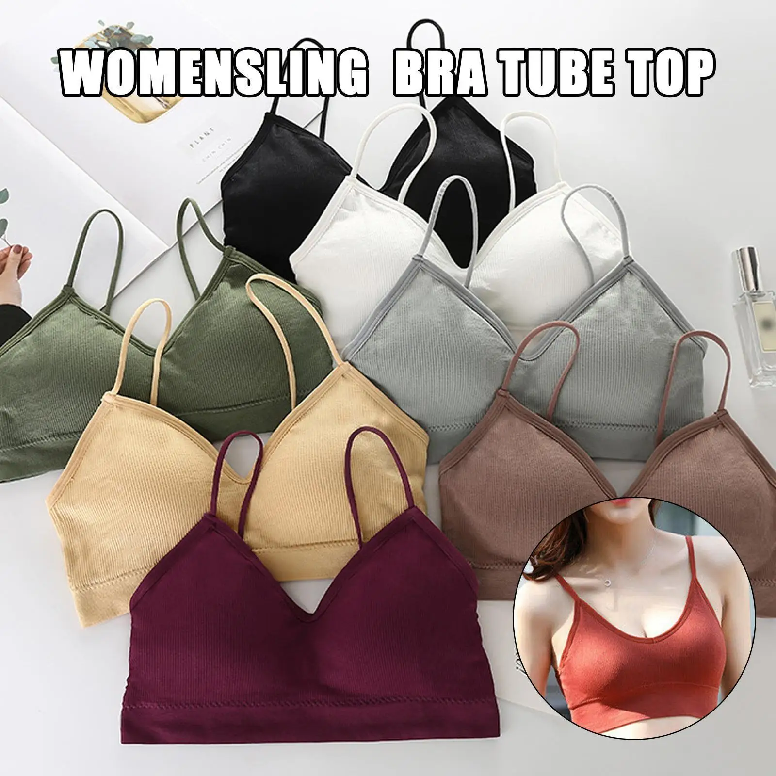 New Underwear Women Gather No Steel Ring Lingerie Bra Tube Beauty Cotton Top Thin Tube Back Wrapped Section Top 1pc Chest F6Z9
New Underwear Women Gather No Steel Ring Lingerie Bra Tube Beauty Cotton Top Thin Tube Back Wrapped Section Top 1pc Chest F6Z9